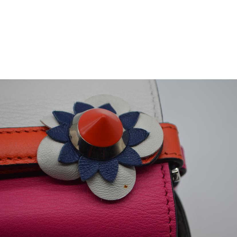 FENDI フェンディ/ダブルマイクロフラワーバケットハンド/8M0371//7R8*********/Aランク/89