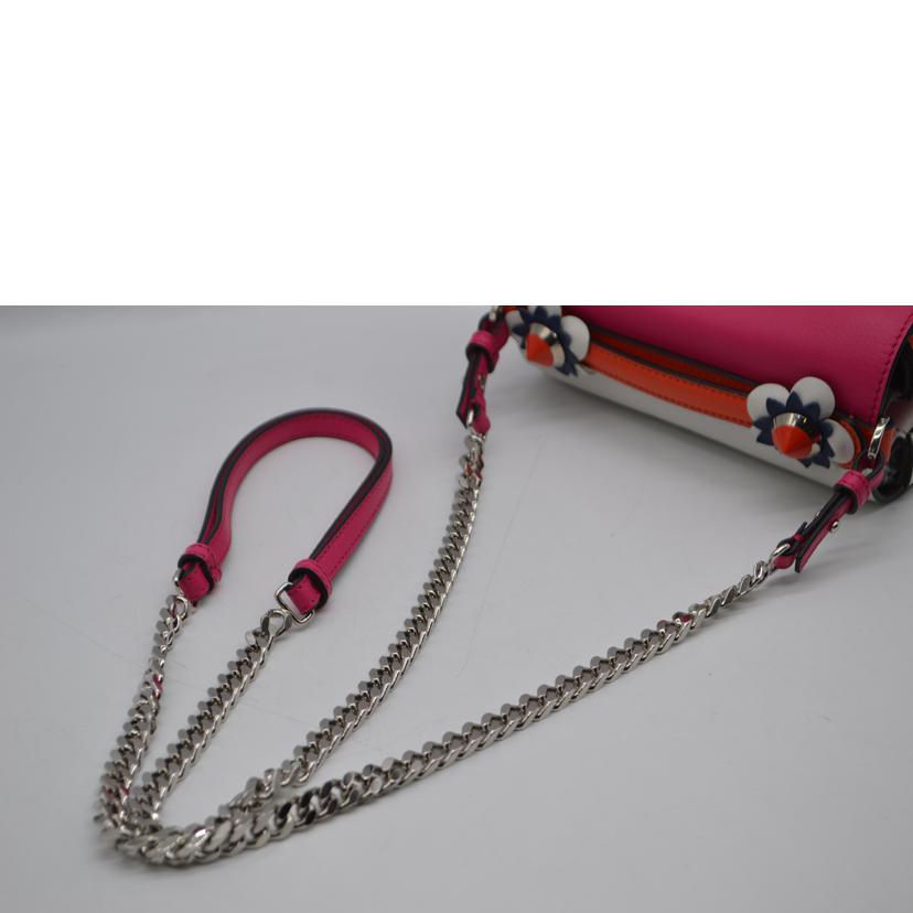 FENDI フェンディ/ダブルマイクロフラワーバケットハンド/8M0371//7R8*********/Aランク/89