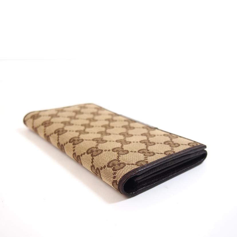 GUCCI グッチ/GGキャンバスフラップ二つ折り長財布/224260//288*/Aランク/71