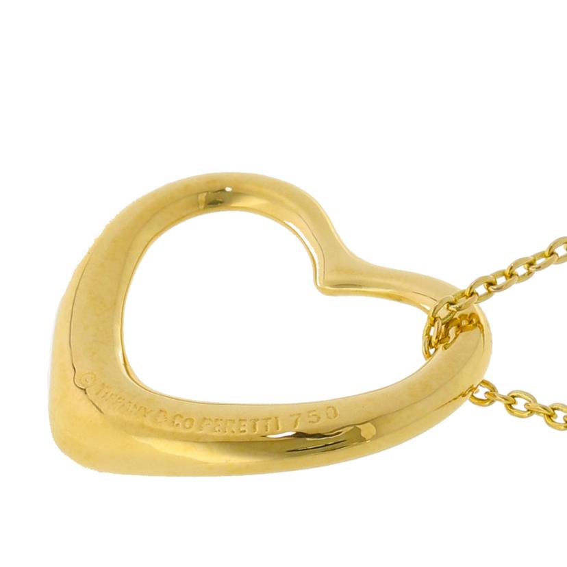 Tiffany ティファニー/K18オープンハートネックレス//Aランク/91