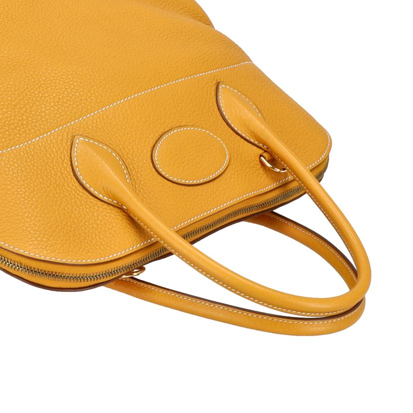 HERMES エルメス/ボリード35／トリヨンクレマンス／ムタード/□R刻印//□R ******/SAランク/24