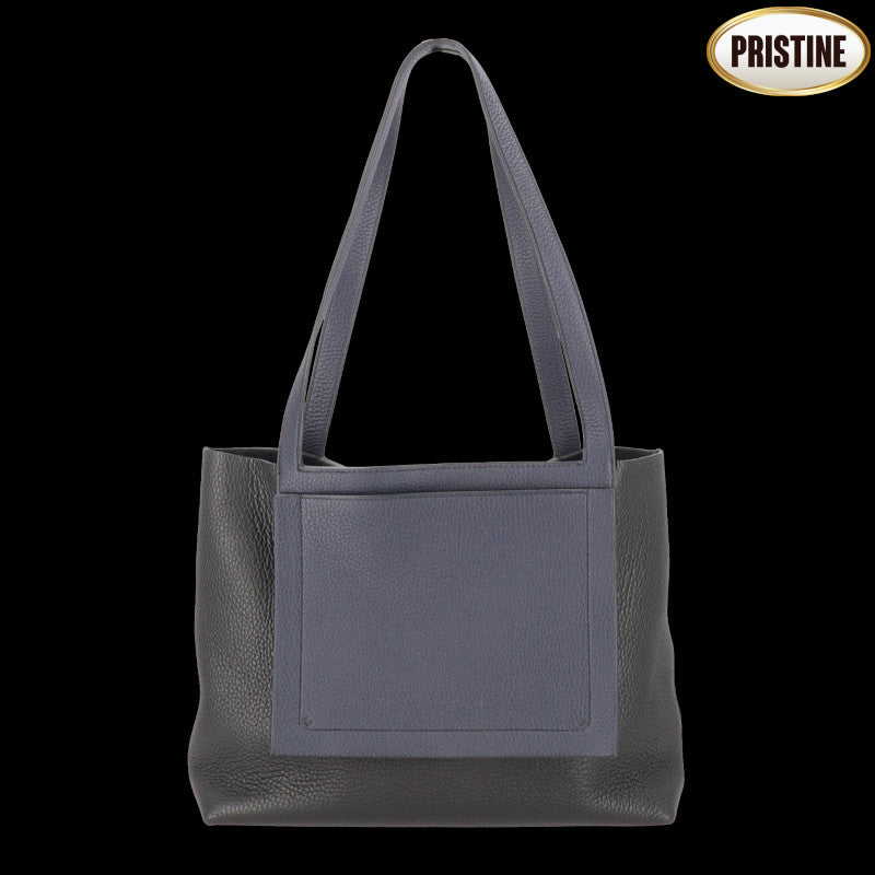 HERMES エルメス/カバセリエ／トリヨンクレマンス／バイカラー／ブラック×ブルーニュイ/083723CA//Z刻印**********/SAランク/24