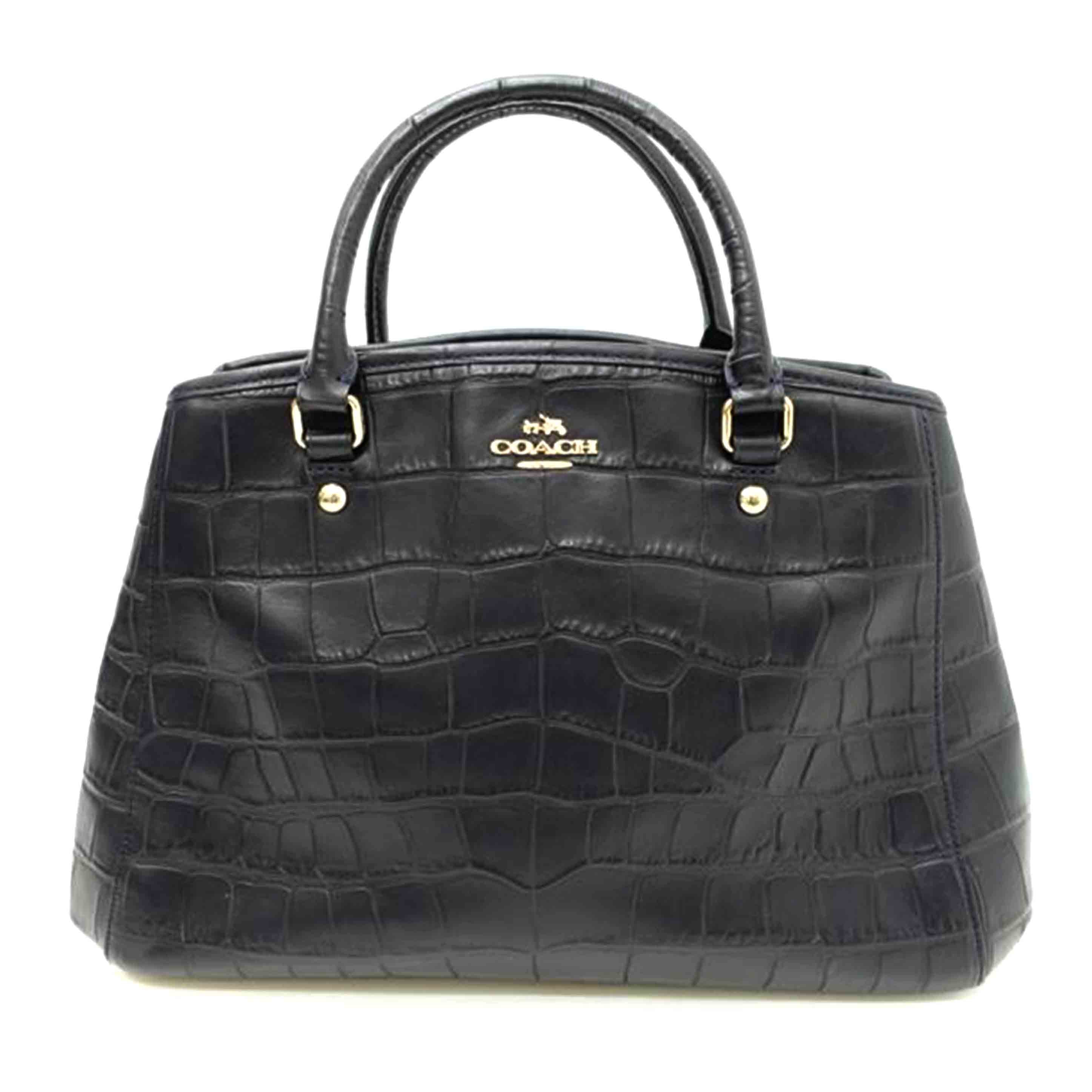 COACH コーチ/型押しハンドバッグ/F37097//C16**/ABランク/88