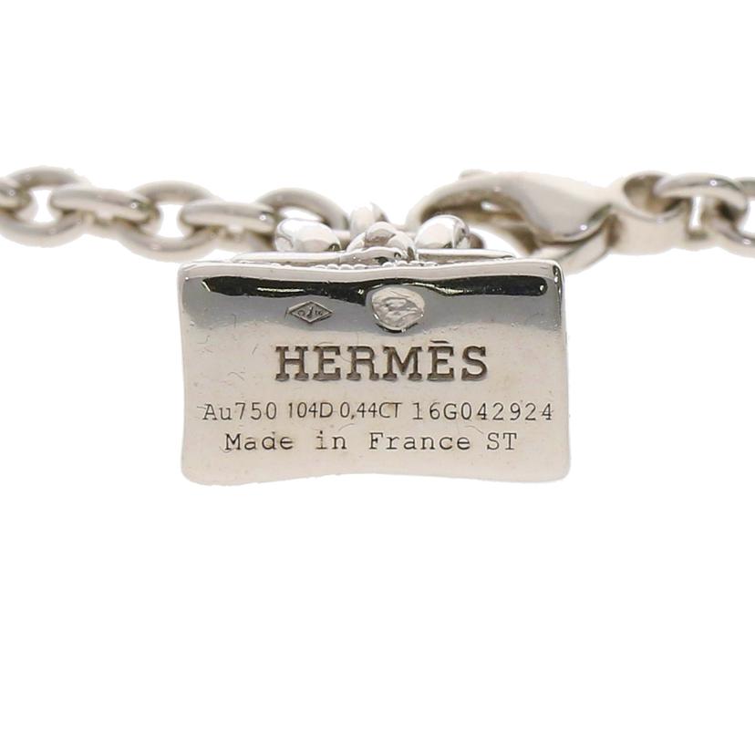 HERMES エルメス/750アミュレットバーキンダイヤブレスレット//Aランク/84