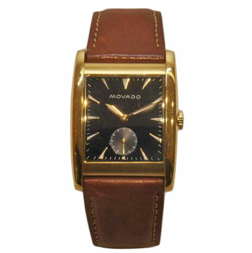 MOVADO モバード/ヘリテージシリーズスモセコスクエアケースレザーベルトQZ/03.1.34.6334//152*****/ABランク/92