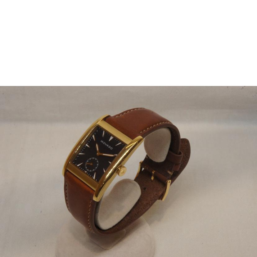 MOVADO モバード/ヘリテージシリーズスモセコスクエアケースレザーベルトQZ/03.1.34.6334//152*****/ABランク/92