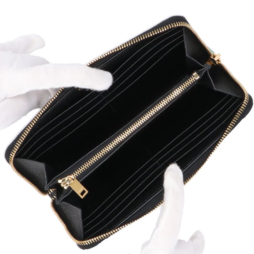 YSL サンローラン/カサンドラ／ラウンドファスナー/358094//SAランク/91