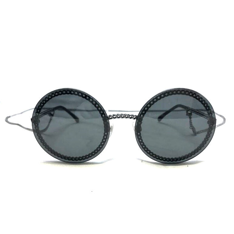 CHANEL シャネル/チェーンラウンドサングラス/CH4245-C108SA//Bランク/51