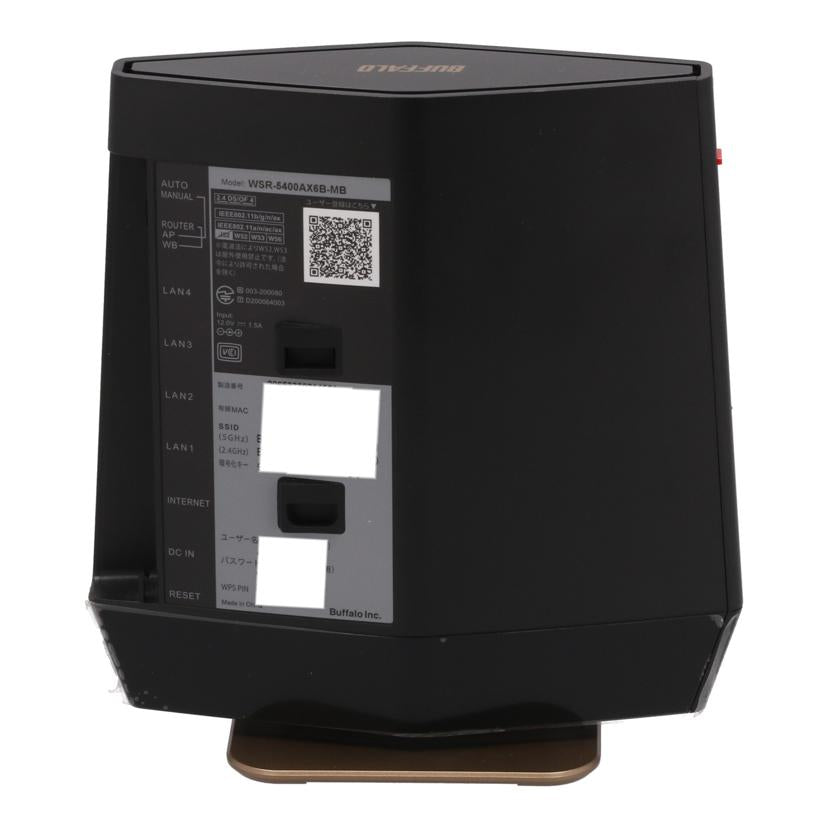 BUFFALO バッファロー　/無線LANルーター/WSR-5400AX6B//20653330214551/Bランク/65
