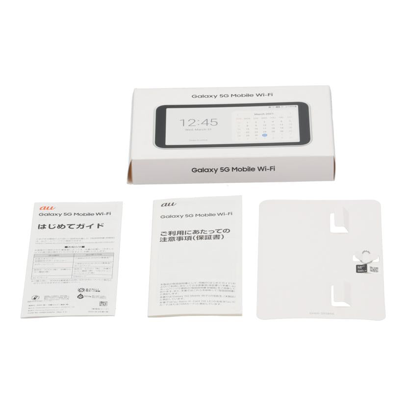 SAMSUNG　au サムスン　/モバイルルーター／Galaxy　5G　Mobile　Wi－Fi/SCR01//RFBT8004E7L/Bランク/05