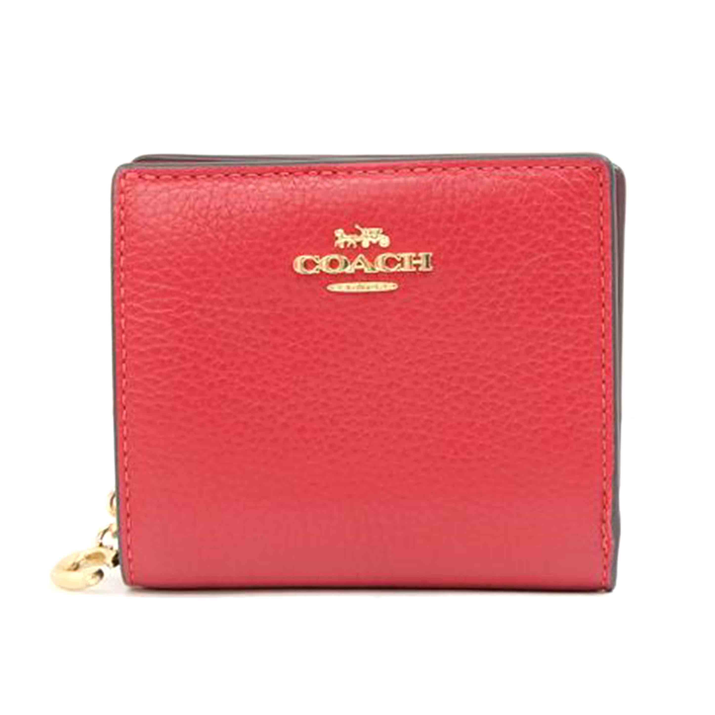 　　COACH コーチ/ペブルドレザーCチャームスナップラウンドジップ/C2862//H22**/Aランク/71