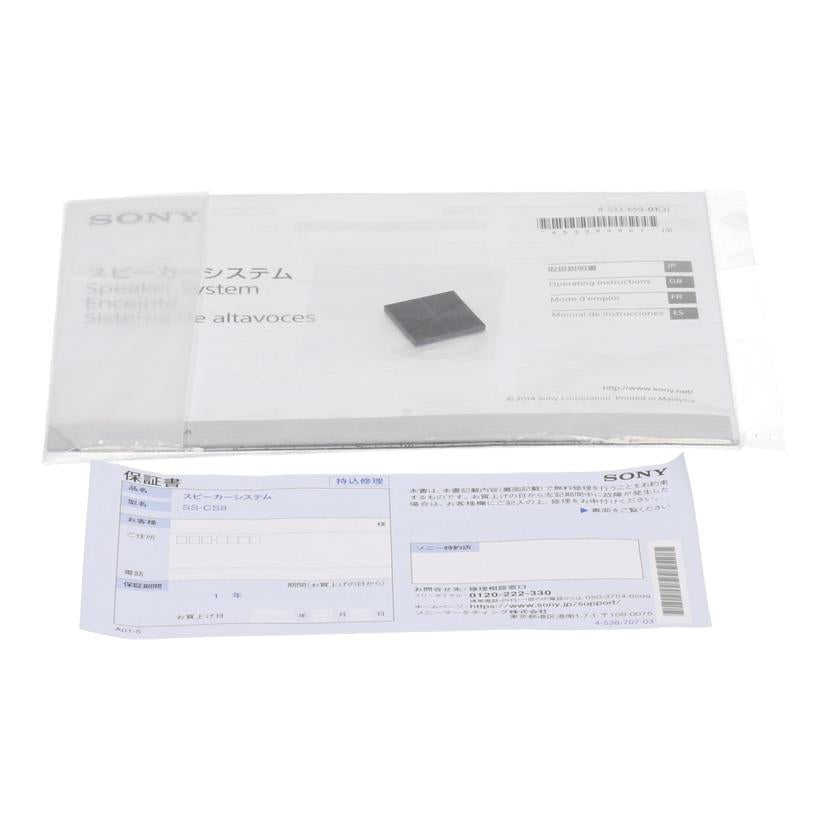 SONY ソニー /センタースピーカー/SS-CS8//S011030412/Bランク/84