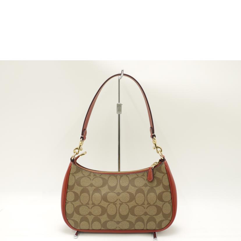 COACH コーチ/スヌーピーコラボテリ2wayショルダー／ブラウン/CE848//H22**/SAランク/69