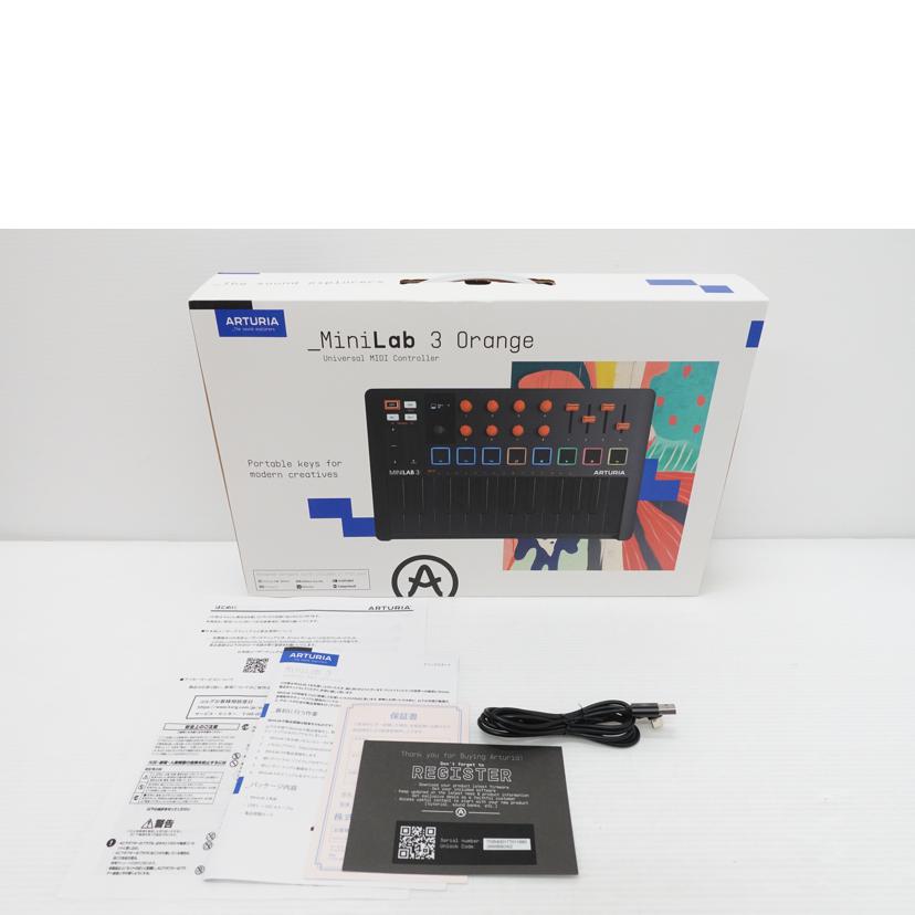 Arturia アートリア/MiciLab3Orange コントローラー/MiciLab3Orange//7035400177011680/ABランク/88