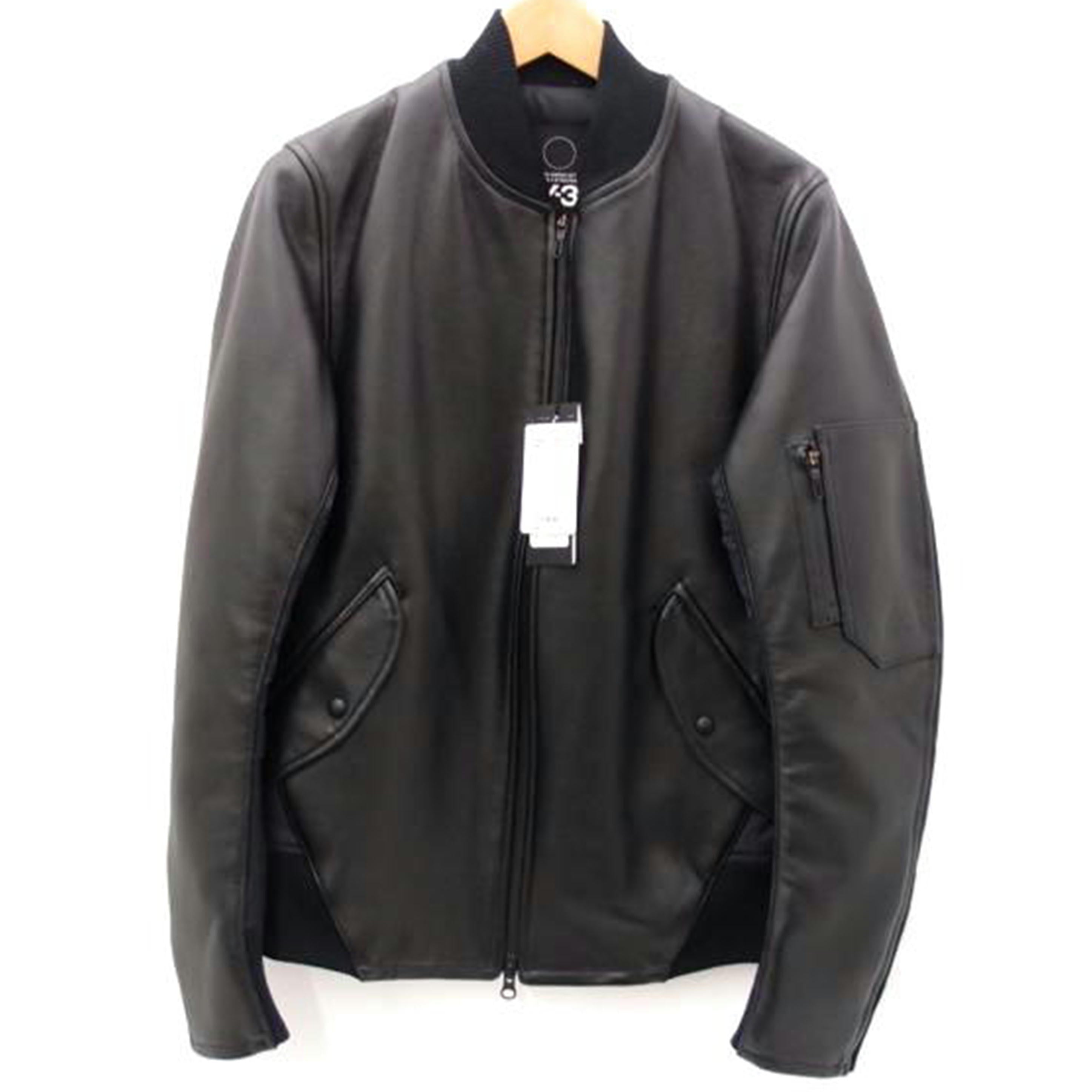 Y－3 ワイスリー/ラムレザーMA－1/DP0485APP//Sランク/69