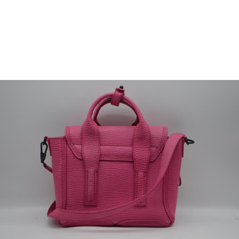 3．1phillip　lim 3.1フィリップリム/パシュリミニサッチェル2wayレザーハンド／ピンク/AF12-0226SKC//ABランク/89