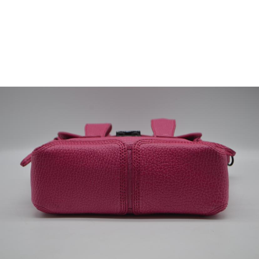 3．1phillip　lim 3.1フィリップリム/パシュリミニサッチェル2wayレザーハンド／ピンク/AF12-0226SKC//ABランク/89