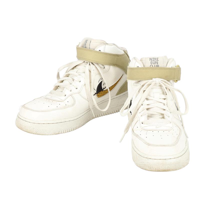 NIKE ナイキ/NIKE／Air　Force　1　Mid　Sun　Club　＂White／Yellow＂/DM0119-100//28.0cm/Bランク/03