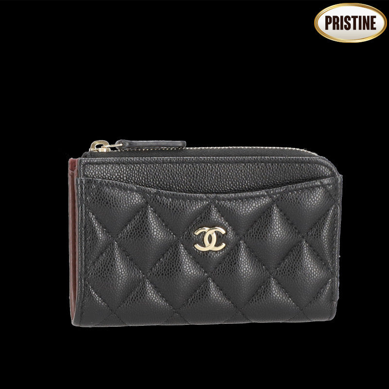 CHANEL シャネル/キャビアスキン／タイムレスクラシックマトラッセコインケース/AP3179//A2K*****/SAランク/24