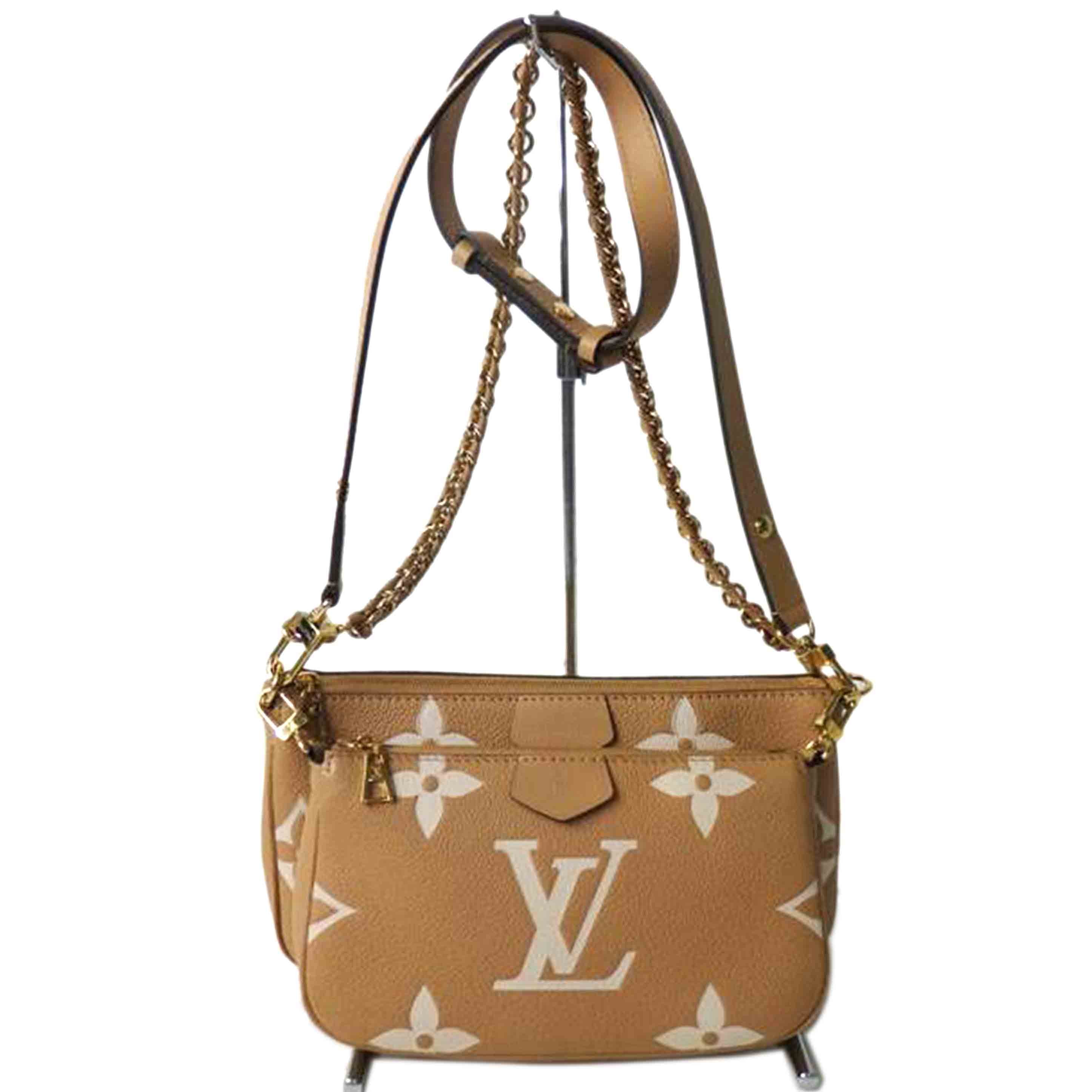 LV ルイヴィトン/ミュルティ・ポシェット・アクセソワール／アリゾナ・ベーシュ/M45983//RFI****/Aランク/84