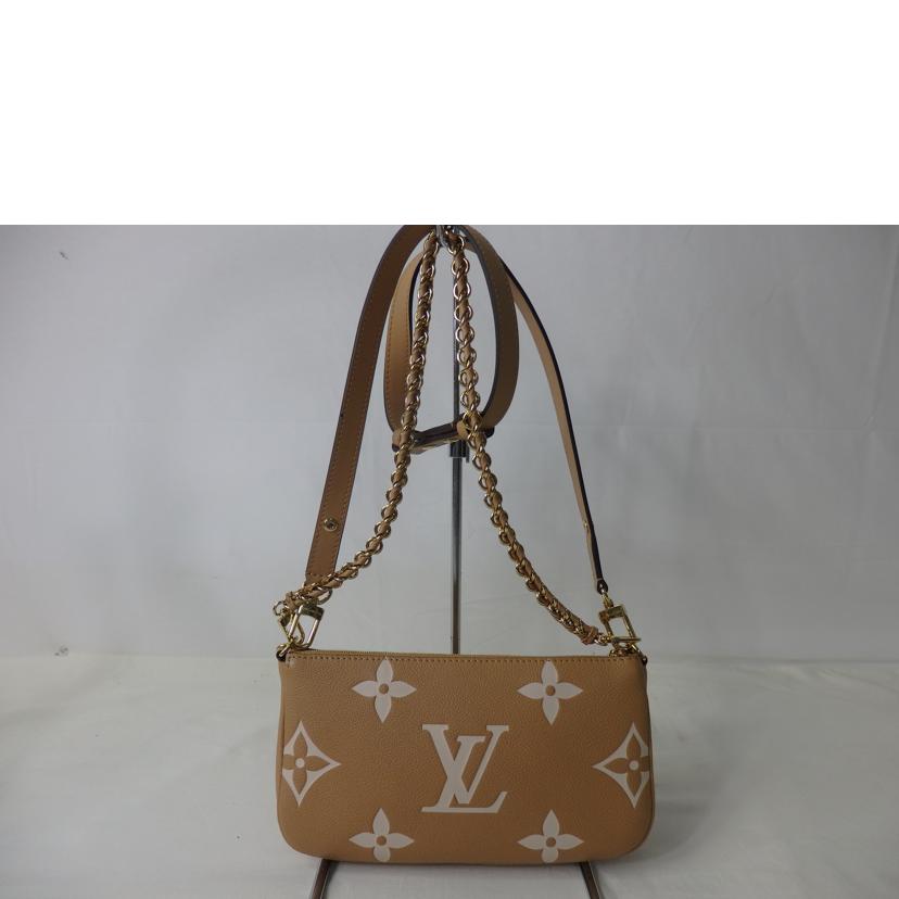 LV ルイヴィトン/ミュルティ・ポシェット・アクセソワール／アリゾナ・ベーシュ/M45983//RFI****/Aランク/84