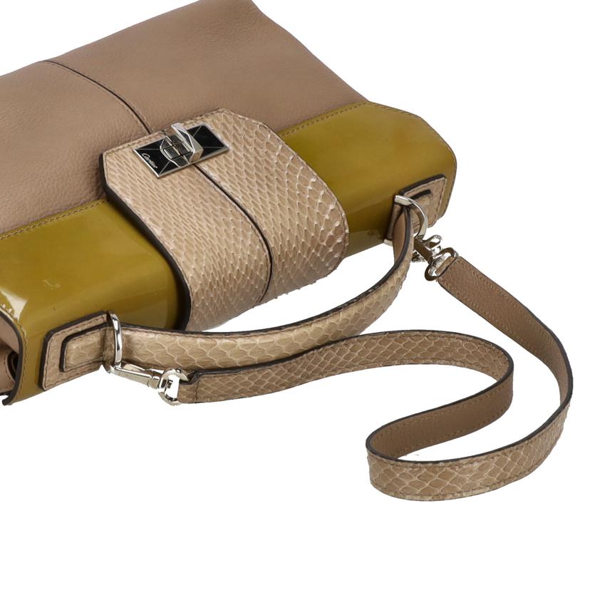 Cartier カルティエ/クラシックフェミニンパイソンパテントレザーハンド/L1001392//EUR*/Aランク/24