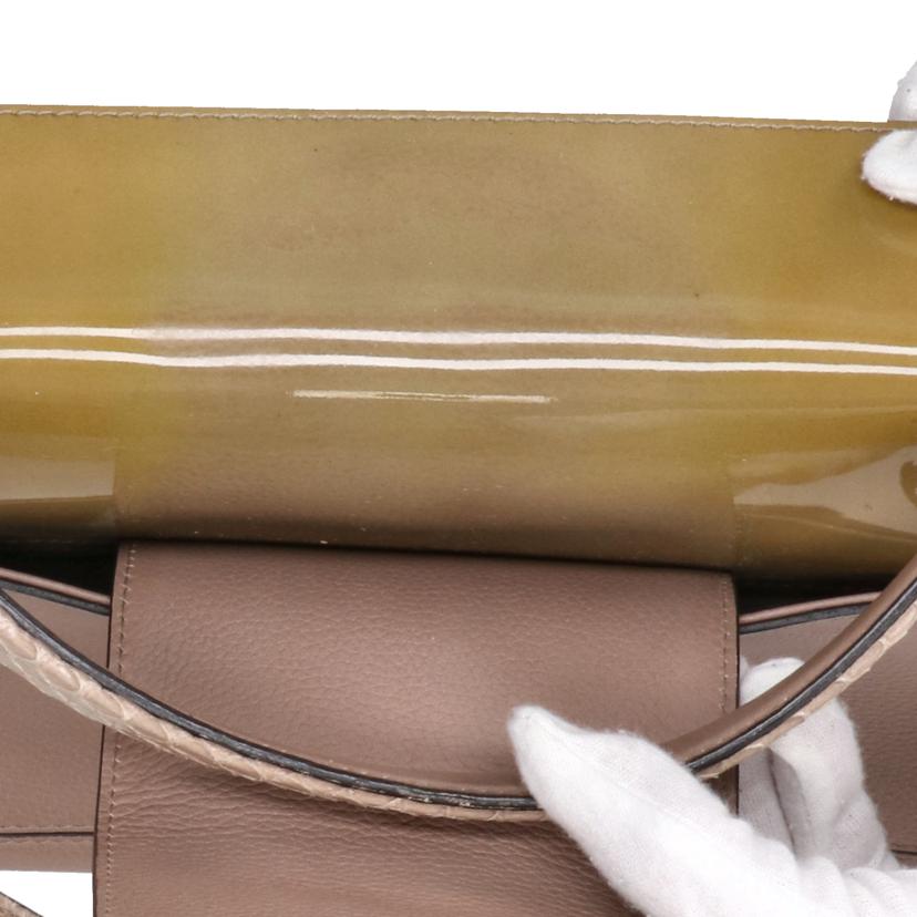 Cartier カルティエ/クラシックフェミニンパイソンパテントレザーハンド/L1001392//EUR*/Aランク/24