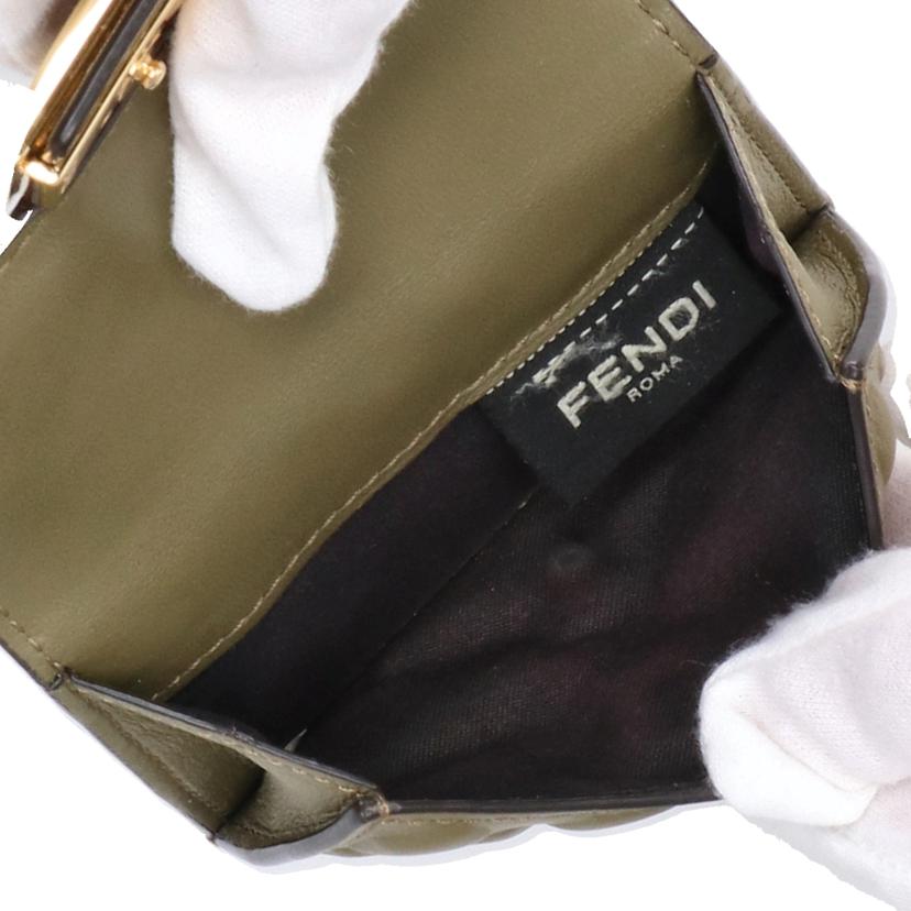 FENDI フェンディ/MICRO　TRI－FOLD　コンパクトウォレット/8M0395-AAJD-209-1508//ABランク/91