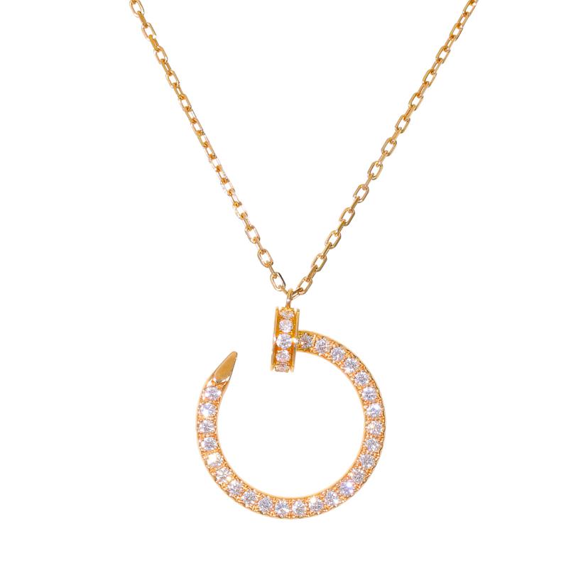 Cartier カルティエ/750ジュストアンクルペンダントダイヤネックレス/B7224893//Aランク/24