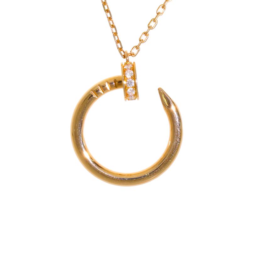 Cartier カルティエ/750ジュストアンクルペンダントダイヤネックレス/B7224893//Aランク/24