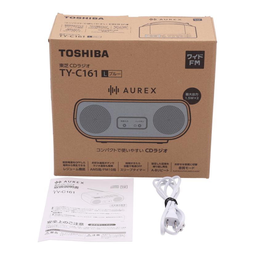 TOSHIBA　Aurex 東芝　/CDラジオ/TY-C161//231212556L0/ABランク/77