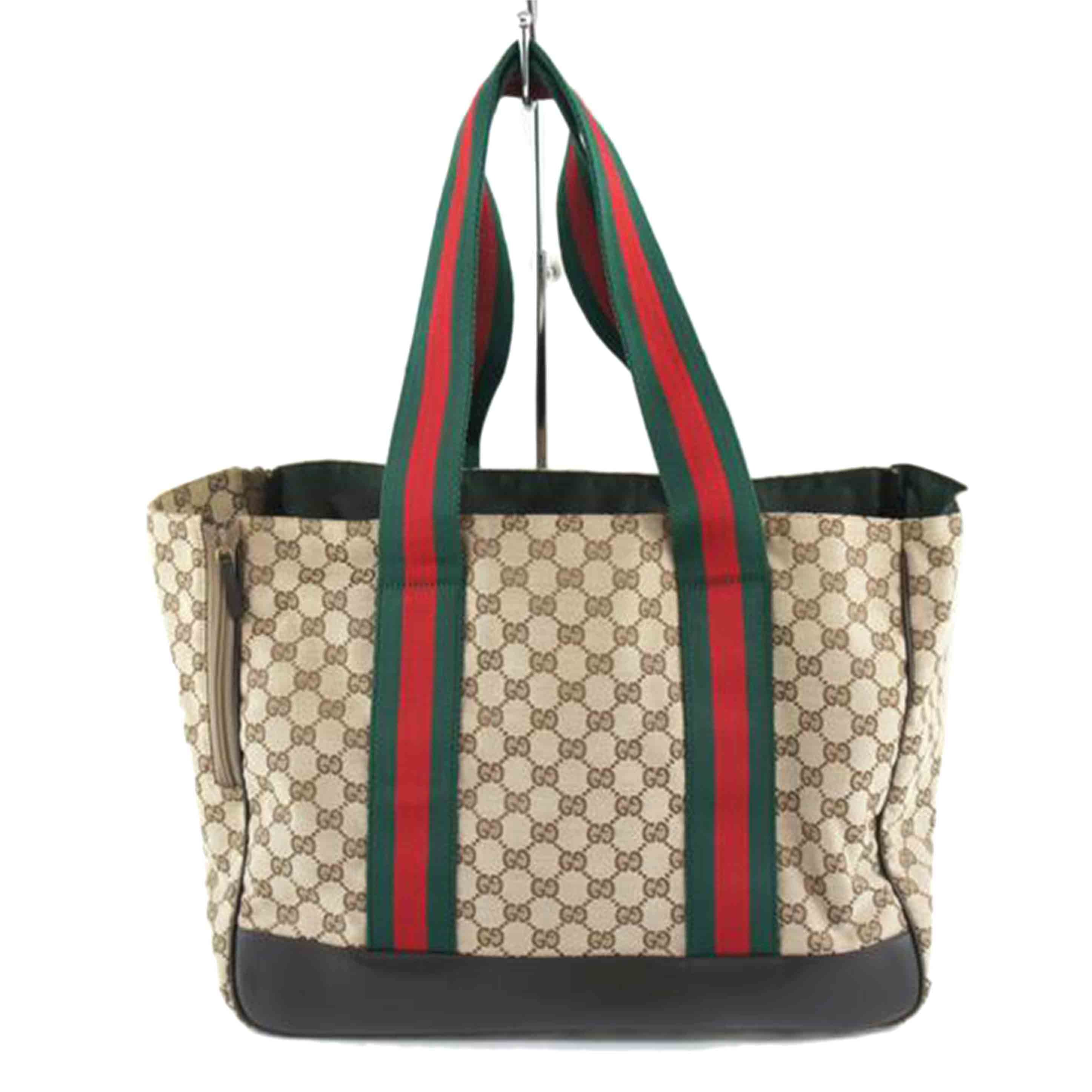 GUCCI グッチ/GGキャンバスシェリーライン／ドックキャリーショルダーバック/131697//061***/Aランク/64
