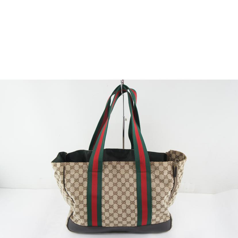 GUCCI グッチ/GGキャンバスシェリーライン／ドックキャリーショルダーバック/131697//061***/Aランク/64