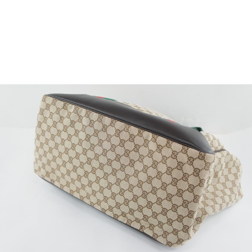 GUCCI グッチ/GGキャンバスシェリーライン／ドックキャリーショルダーバック/131697//061***/Aランク/64
