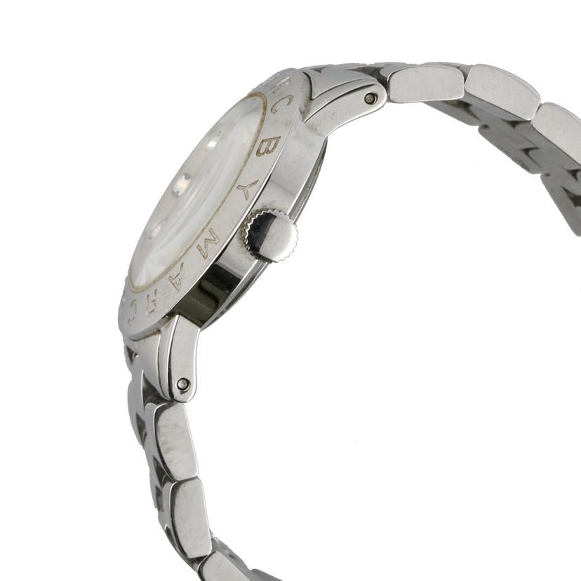 MARC  JACOBS  MBM3214 腕時計 Marc By Marc Jacobs Amy Silver Dial Two-Tone Ladies Watch