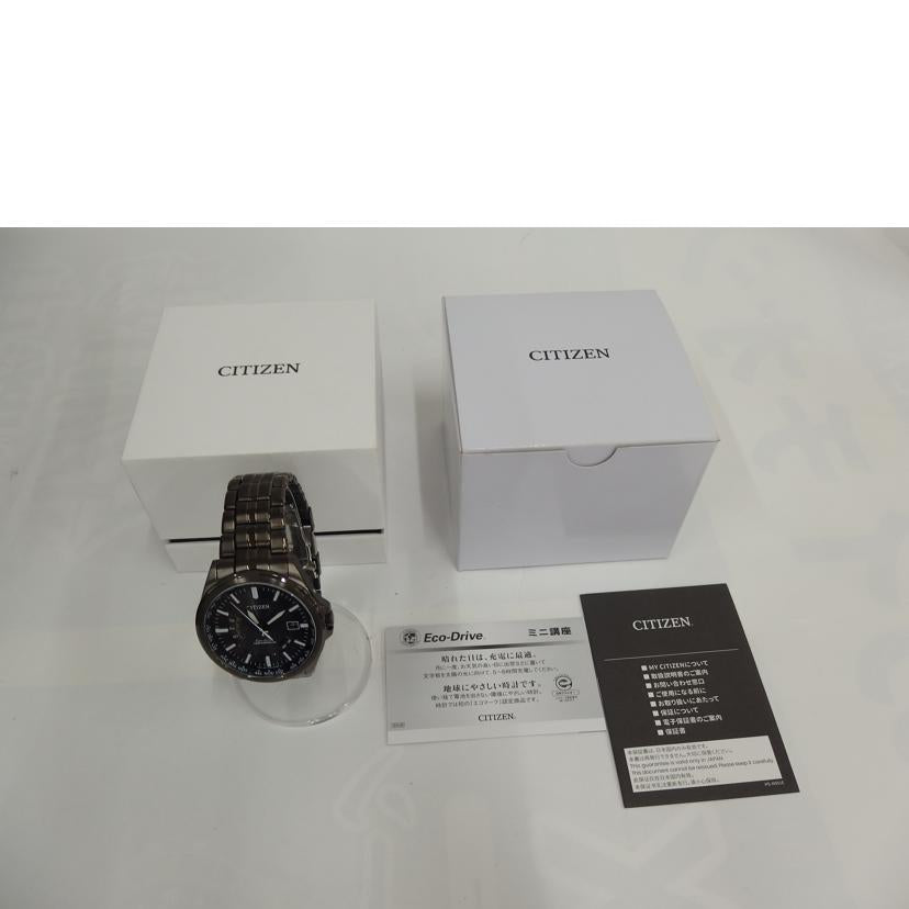 CITIZEN シチズン/シチズンコレクション／電波ソーラー/H145-A11P401//402******/Aランク/82