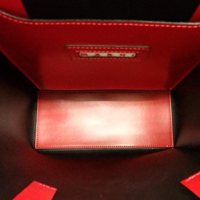 MARNI マルニ/ミュゼオ　ボックスカーフ　バイカラー2wayショルダートートバッグ//Aランク/77