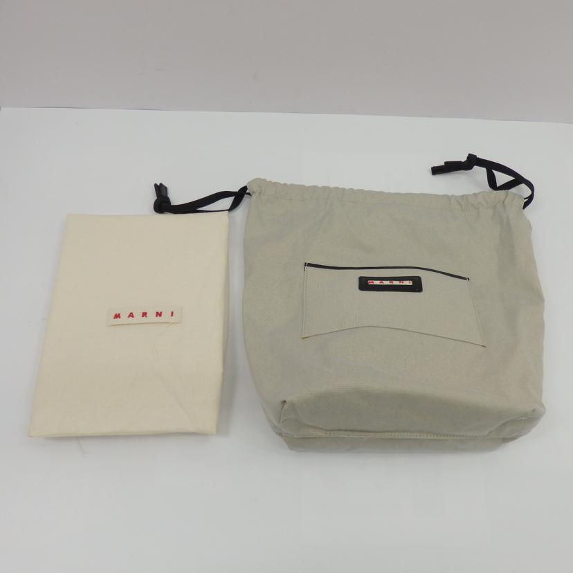 MARNI マルニ/ミュゼオ　ボックスカーフ　バイカラー2wayショルダートートバッグ//Aランク/77