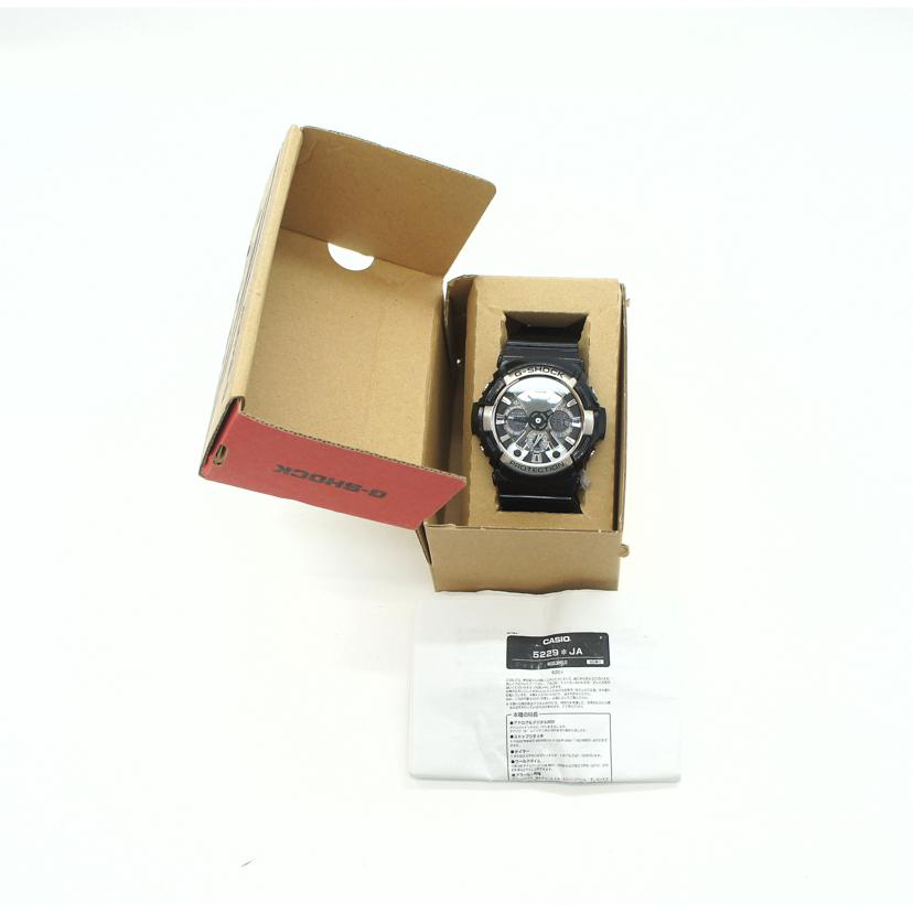 CASIO カシオ/G－SHOCK／アナデジ／ガリッシュブラック/GA-200BW-1AJF//522*/Aランク/19