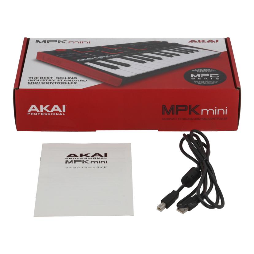 AKAI　PROFESSIONAL アカイ　/MIDIキーボードコントローラー/MPK mini MK3 25鍵//E82403248793498/Bランク/82