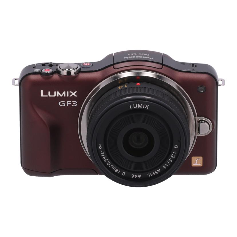 Panasonic パナソニック　/ミラーレス一眼　ダブルレンズキット/DMC-GF3W//FS1HA501070/Bランク/78