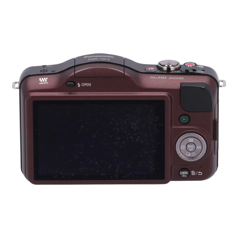 Panasonic パナソニック　/ミラーレス一眼　ダブルレンズキット/DMC-GF3W//FS1HA501070/Bランク/78