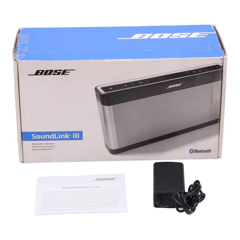 BOSE ボーズ　/Bluetoothスピーカー／SoundLink　Bluetooth　speaker　III/414255//061390P60810017AE/Bランク/85