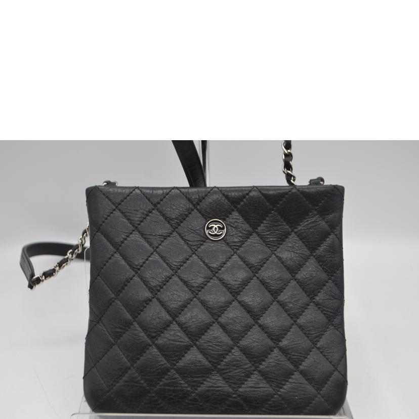 CHANEL シャネル/マトラッセココボタンユニフォームチェーンレザーショルダー//190*****/Aランク/89