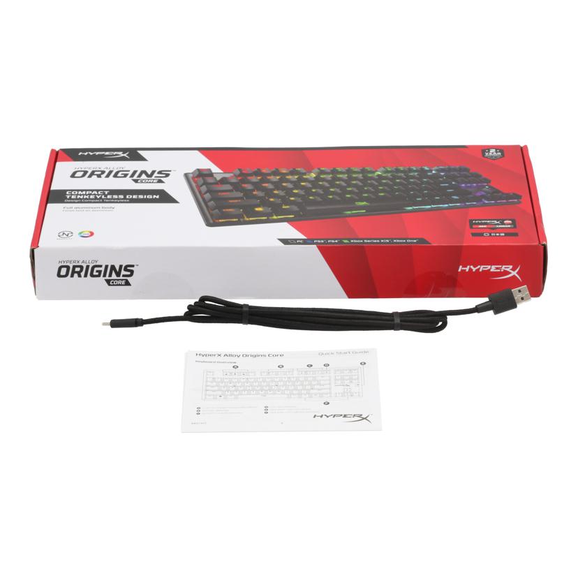 HyperX ハイパーエックス　/ゲーミングキーボード／HyperX　Alloy　Origins　Core/4P5P3AJ#ABJ//C1Y34203MV/Aランク/67