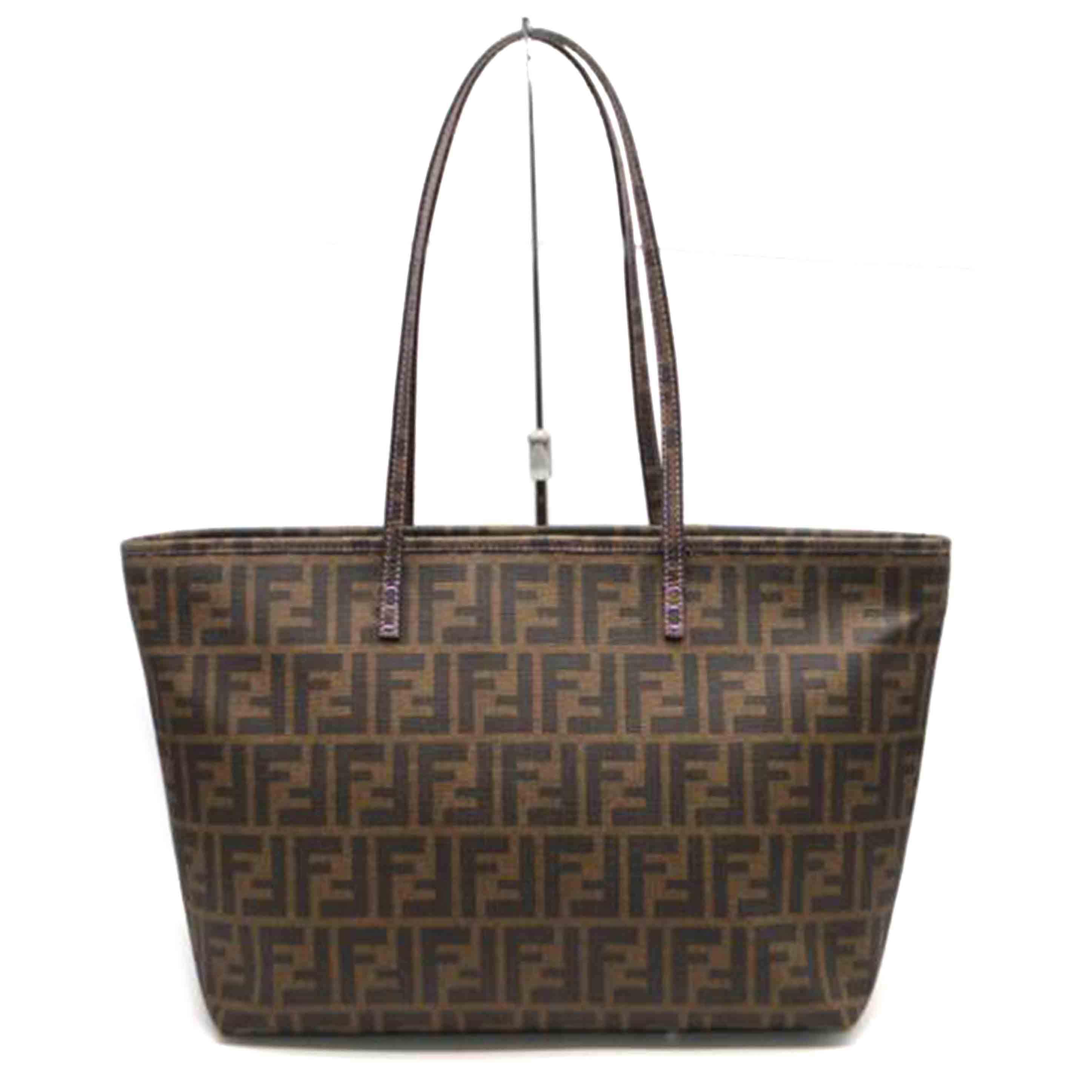 FENDI フェンディ/ズッカコーティングキャンバスレザートート/8BH198//UZD****/ABランク/89