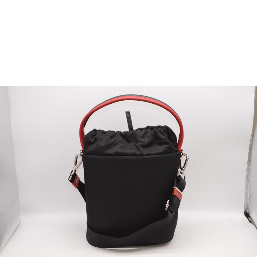 PRADA プラダ/テスートポケットバケット2wayレザーハンド/ネロ/1BE026//255/SAランク/89