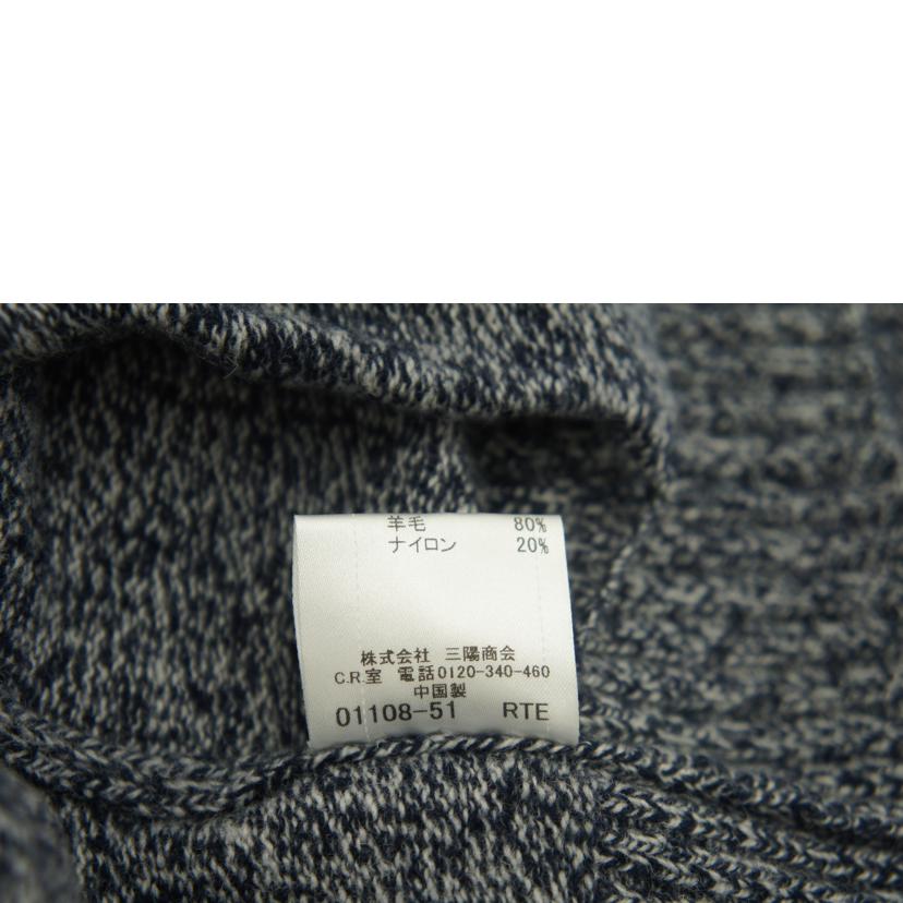 BURBERRY　BLACK　LABEL バーバリーブラックレーベル/BURBERRY　BK　カーディガン　ウール　厚手　NV//ABランク/78