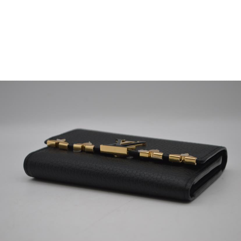 LOUIS VUITTON ルイヴィトン/ポルトフォイユ・カプシーヌコンパクト/トリヨンレザー/ノワール/M82764//RFI****/SAランク/89