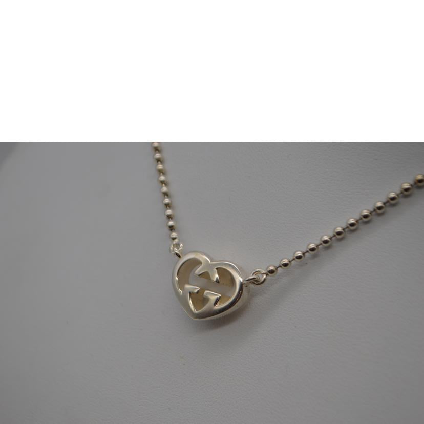 GUCCI グッチ/Ag925インターロッキングGハートブリットネックレス/246486//Aランク/89